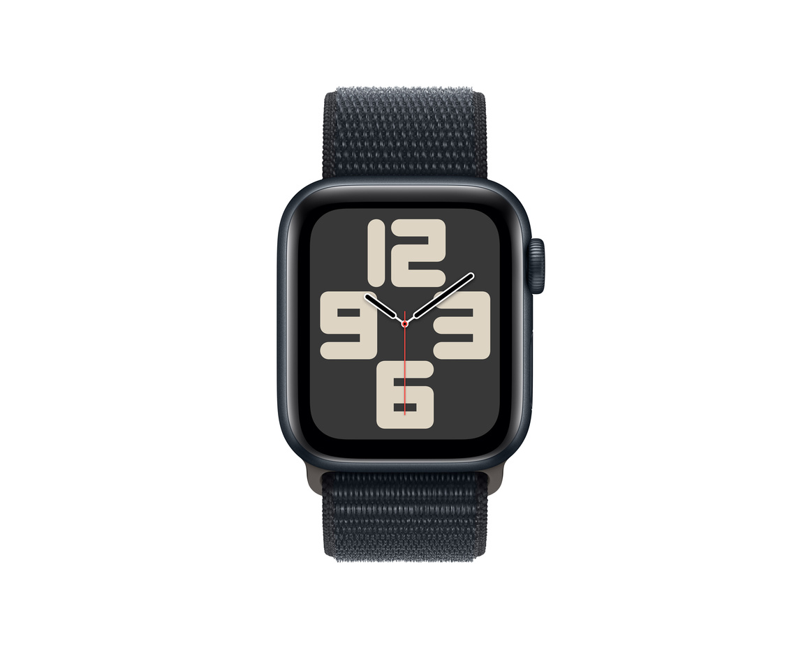 Apple Watch SE 2023 med Sportloop Midnatt 40mm GPS + Cellular