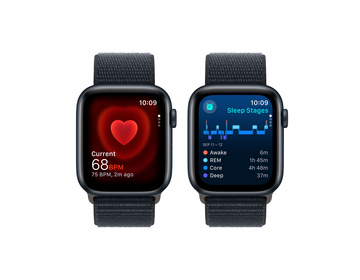 Apple Watch SE 2023 med Sportloop Midnatt 44mm GPS + Cellular