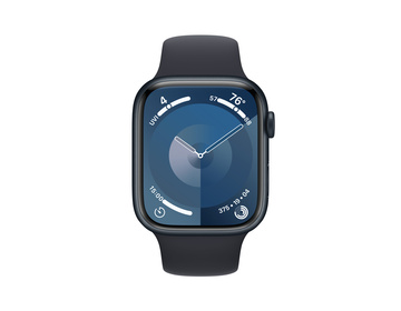 Apple Watch Series 9 Aluminiumboett Midnatt 45mm GPS S/M