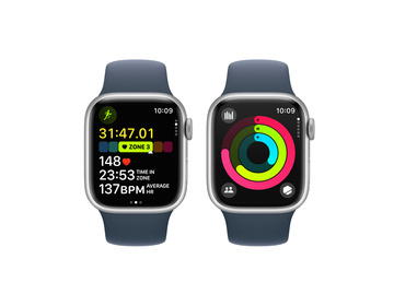 Apple Watch Series 9 Aluminiumboett Silver 41mm GPS + Cellular M/L