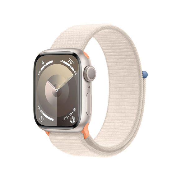 Apple Watch Series 9 Aluminium med Sportloop Stjärnglans 41mm GPS
