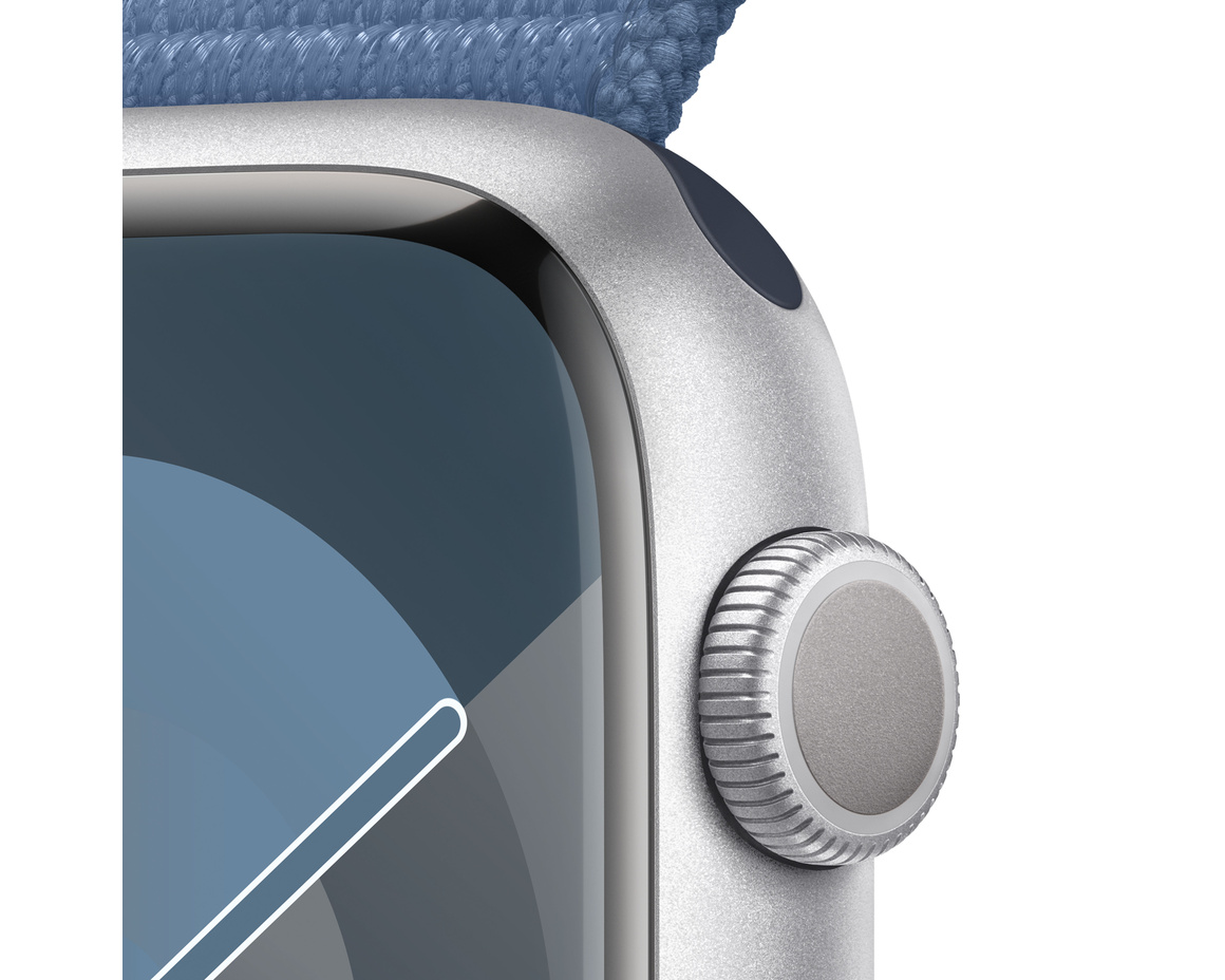 Apple Watch Series 9 Aluminium med Sportloop Silver 45mm GPS