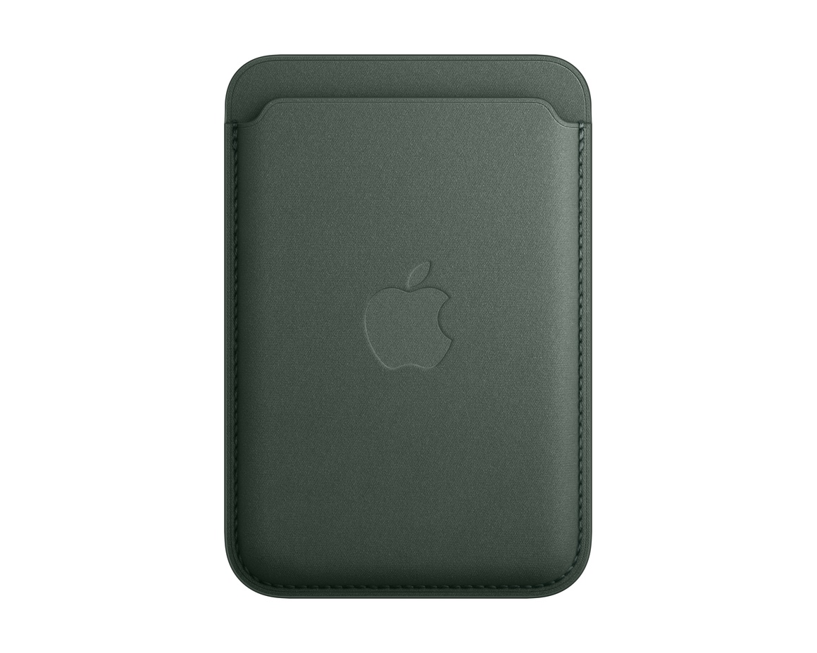 Apple iPhone FineWoven-plånbok med MagSafe Vintergrön