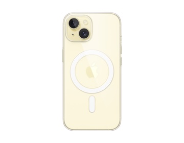 Apple iPhone 15 Transparent skal med MagSafe