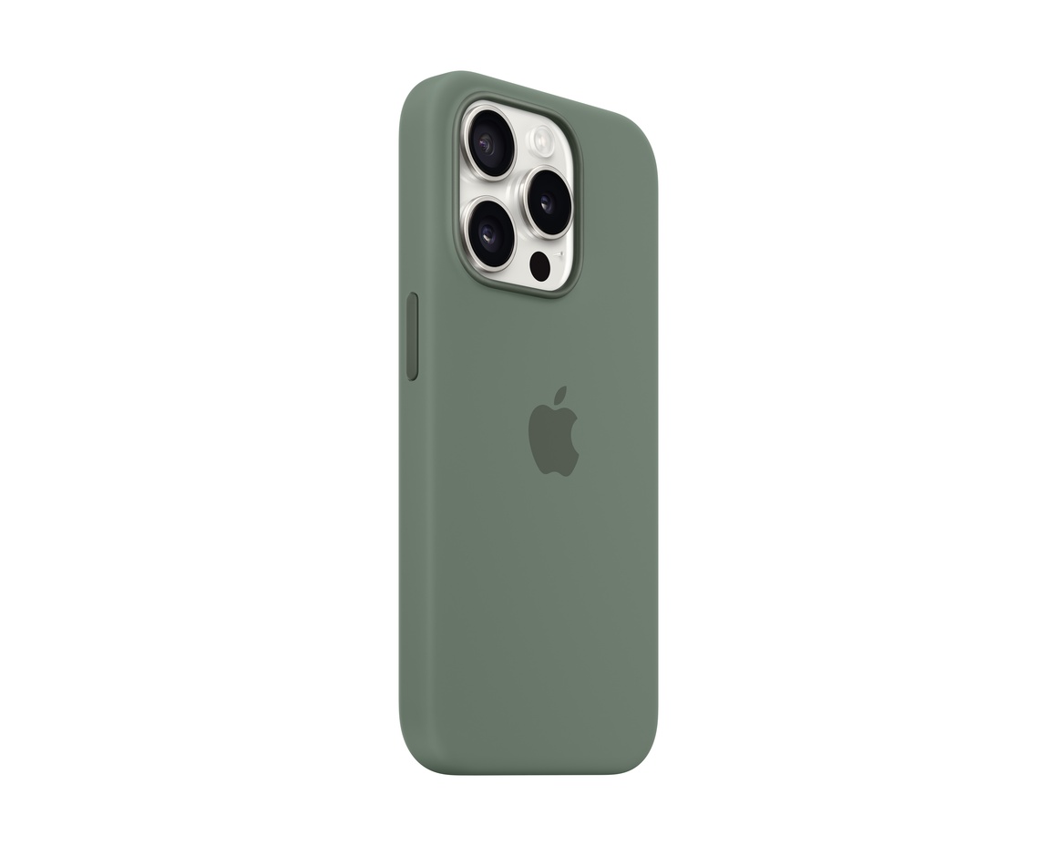 Apple iPhone 15 Pro Silikonskal med MagSafe Cypress