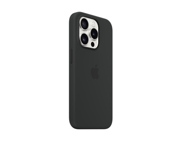 Apple iPhone 15 Pro Silikonskal med MagSafe Svart