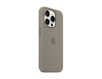 Apple iPhone 15 Pro Silikonskal med MagSafe Lera