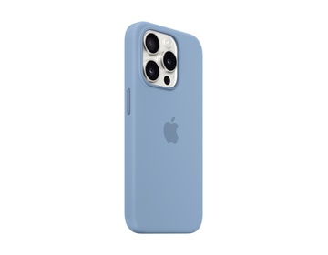 Apple iPhone 15 Pro Silikonskal med MagSafe Vinterblå