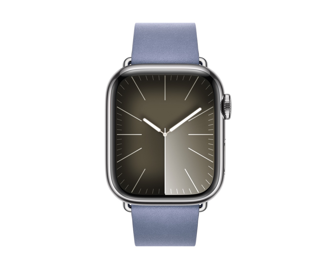 Apple Watch Modernt spänne Lavendelblå Large