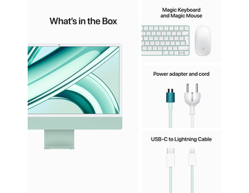 iMac 24 Retina 4.5K (2023) M3 8-core CPU, 8-core GPU/8GB/256GB SSD Grön
